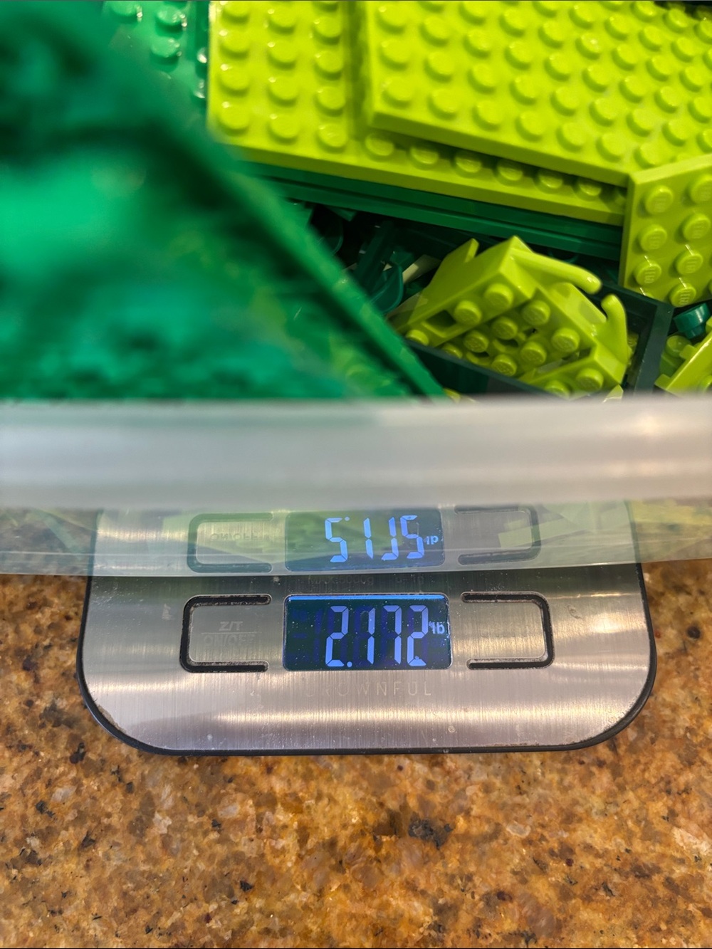 Lego Green Mixed Baseplates & Bricks - 2.1 lbs - Picture 3 of 3